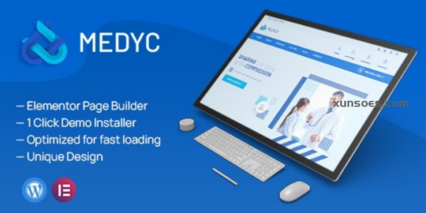 Medyc Medical WordPress Theme 1.0.0 GPL Theme