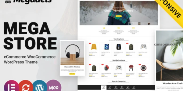Megadel Multipurpose Mega Shop WooCommerce Theme 1.0 GPL Theme