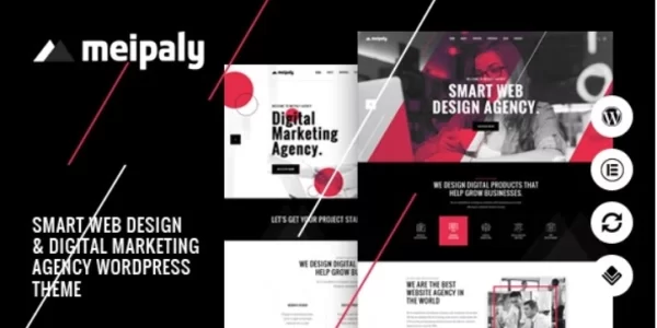 Meipaly Digital Services Agency WordPress Theme 1.0 GPL Theme
