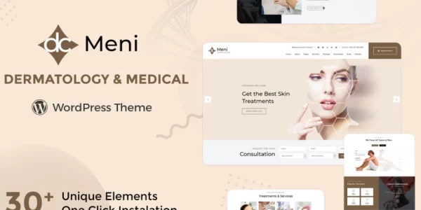 Meni Healthcare Medical Doctor Theme 2.2 GPL Theme