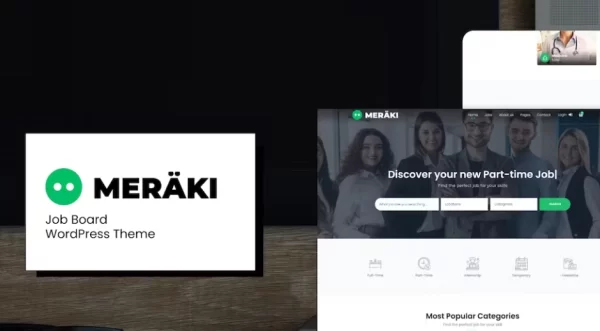 Meraki Job Board WordPress Theme 1.3 GPL Theme