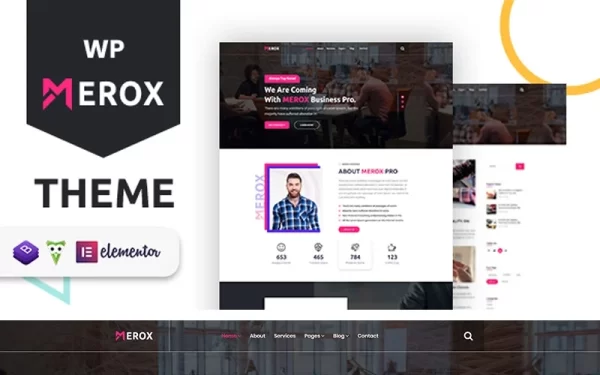 Merox Corporate WordPress Theme 1.0.1 GPL Theme