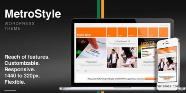 MetroStyle Responsive All Purpose WordPress Theme 1.5.3 GPL Theme