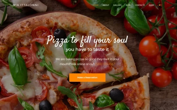 Mia Ittalonni Pizzeria ECommerce Modern WordPress Elementor Theme WordPress Theme 1.0.0 GPL Theme