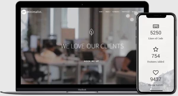 Minimalist WordPress Theme VisualModo 2.0.2 GPL Theme