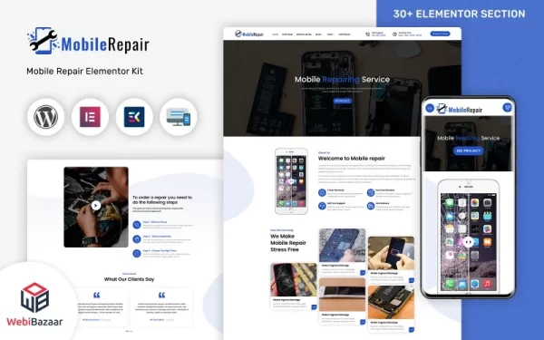 MobileRepair Mobile Repair Computer Services WordPress Template WordPress Theme 1.0 GPL Theme