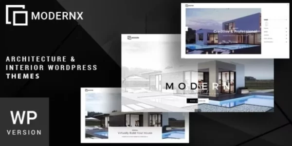 Modernx 1.0 – Architecture Interior WordPress Theme 1.0 GPL Theme