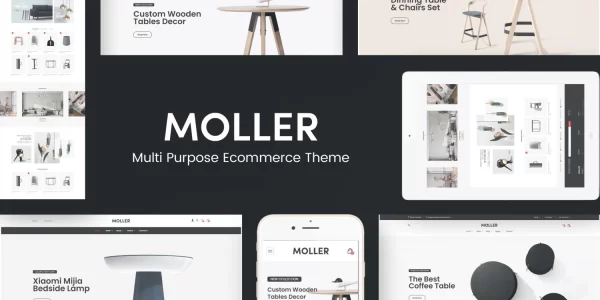 Moller Furniture Decor WooCommerce WordPress Theme 1.0 GPL Theme