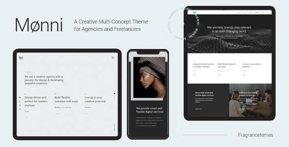Monni A Creative Multi-Concept Theme for Agencies and Freelancers 1 GPL Theme