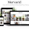 Morvarid Clean Minimalist Blog Shop WordPress Theme 1.0.6 GPL Theme