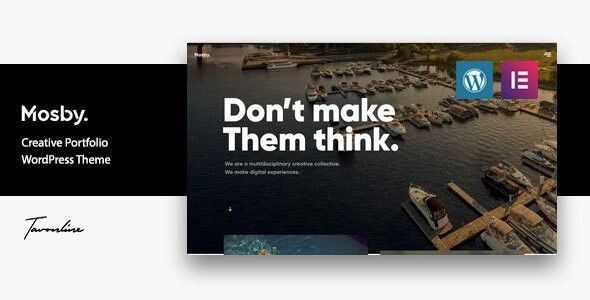 Mosby Agency Freelancer Portfolio Template 1.0 GPL Theme