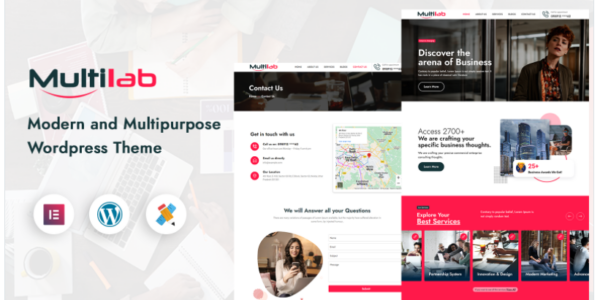 Multilab Consulting Business WordPress Theme 1.0.0 GPL Theme