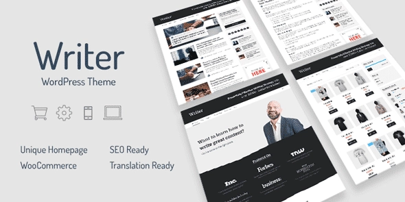 MyThemeShop Writer 1.2.10 GPL Theme