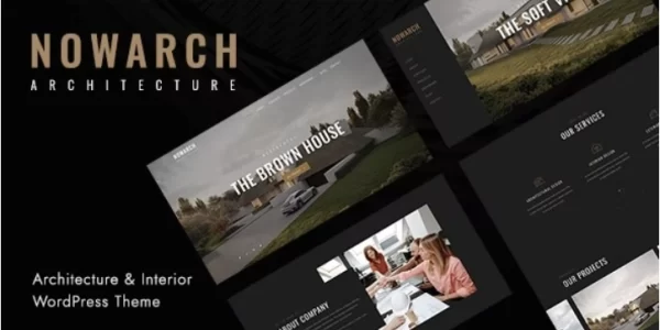 NOWARCH Architecture and Interior WordPress Theme 1.0 GPL Theme