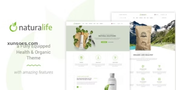 NaturaLife | Health Organic WordPress Theme 1.9.3.1 GPL Theme