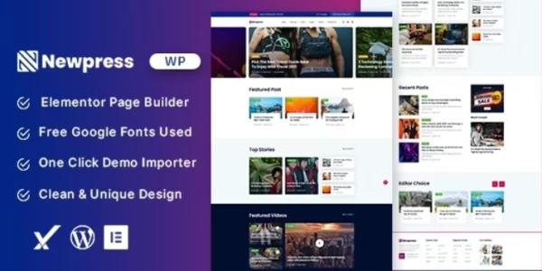 Newpress Blog Magazine WordPress Theme 1.0 GPL Theme