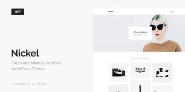 Nickel Minimalist Portfolio WordPress Theme | Portfolio 1.0 GPL Theme