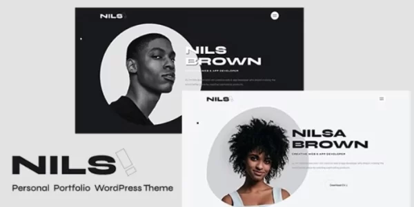 Nils Personal Portfolio WordPress Theme 1.0 GPL Theme