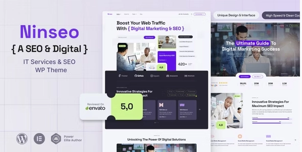 Ninseo IT Services SEO WordPress Theme 1.0.0 GPL Theme