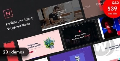 Niro Creative Agency Portfolio WordPress Theme 1.0 GPL Theme