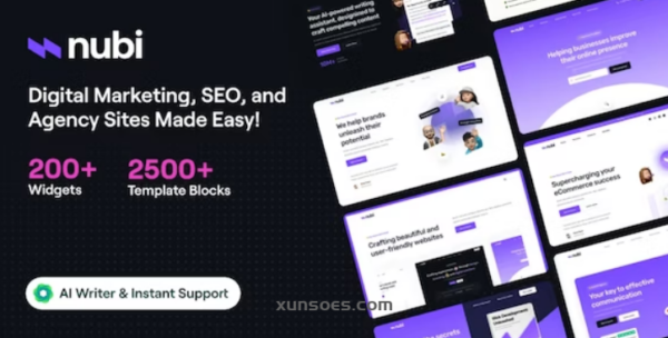 Nubi Digital Marketing SEO WordPress Theme 2.0.0 GPL Theme