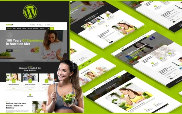 Nutralift | Wellness Nutritionist WordPress Theme 1.0.0 GPL Theme