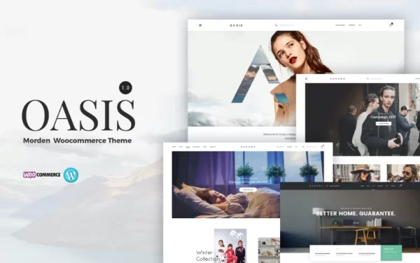 Oasis Modern WooCommerce Theme 1.2.8 GPL Theme