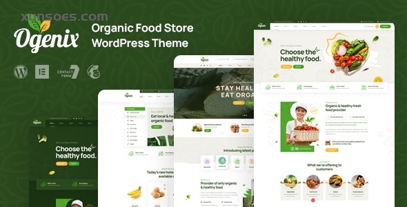 Ogenix Organic Food Store WordPress Theme 1.0 GPL Theme