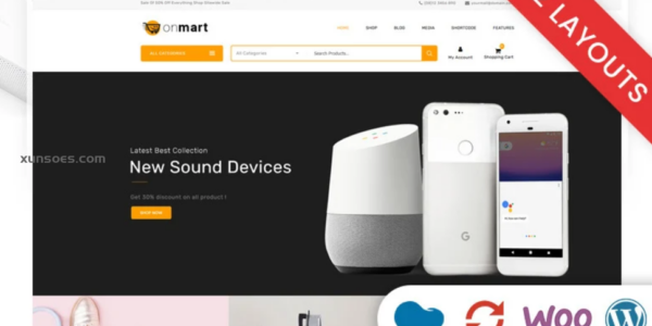 OnMart Multipurpose Store WooCommerce Theme 1.0 GPL Theme