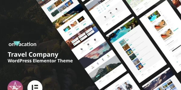 OnVacation Travel Company WordPress Elementor Theme WordPress Theme 1.0.0 GPL Theme