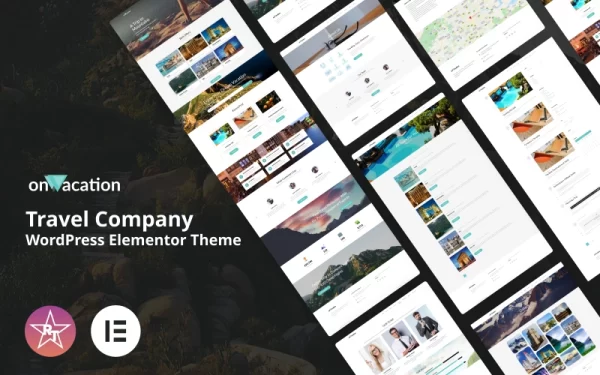 OnVacation Travel Company WordPress Elementor Theme WordPress Theme 1.0.0 GPL Theme