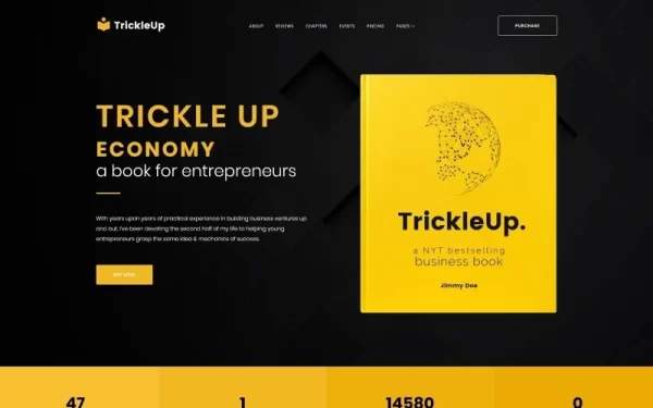 One Page E-book Landing WordPress Theme 1.0.0 GPL Theme