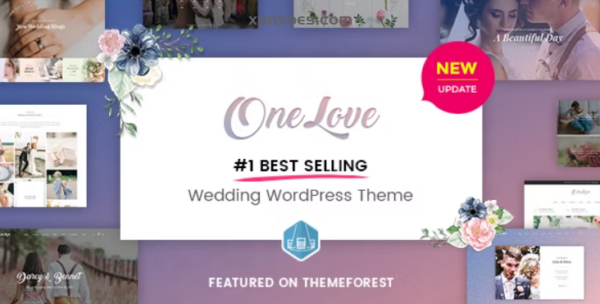 OneLove The Elegant Clean Multipurpose Wedding WordPress Theme 3.9 GPL Theme