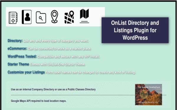 Onlist Plus Directory Listing WordPress Plugin 2.0.51 GPL Plugins