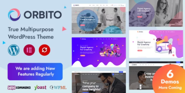 Orbito Creative Agency WordPress Theme 1.3 GPL Theme