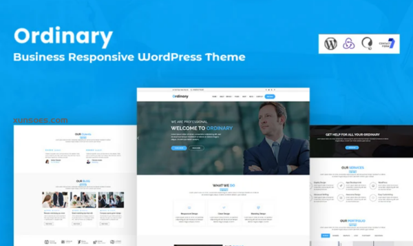 Ordinary – Business Responsive WordPress Theme 1.0.0 GPL Theme
