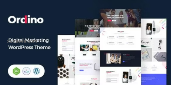 Ordino Digital Marketing WordPress Theme {version} GPL Theme