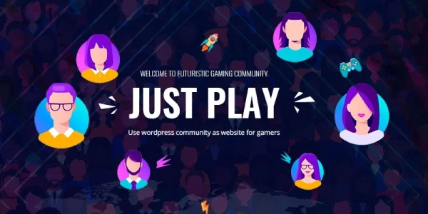 PLAY Gaming Community WordPress Theme 1.0 GPL Theme