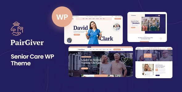 PairGiver Senior Care WordPress Theme 1.0 GPL Theme