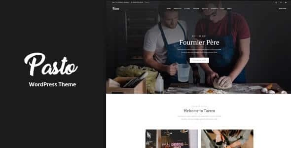 Pasto Restaurant Cafe Responsive WordPress Theme 1 GPL Theme