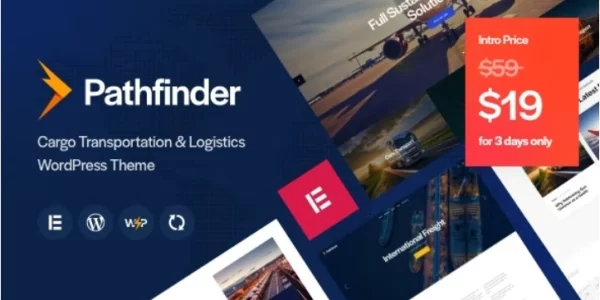 Pathfinder Cargo Transportation Logistics WordPress Theme 1.0 GPL Theme