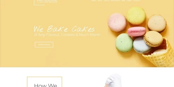 Patisserie Cakery Responsive WordPress Theme 1.0.0 GPL Theme