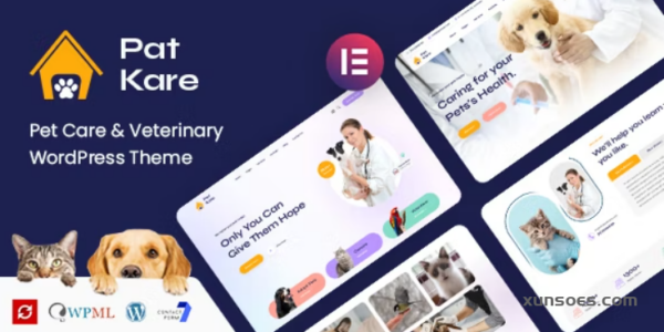 Patker Pet Care and Veterinary WordPress Theme 1.0.0 GPL Theme