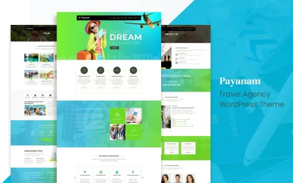 Payanam Travel WordPress Theme 1.0.0 GPL Theme
