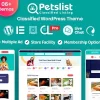 Petslist – Pet listing WordPress Theme 1.2.0 GPL Theme