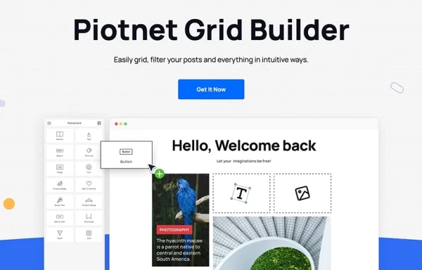 Piotnet Grid Builder 2.0.15 GPL Plugins