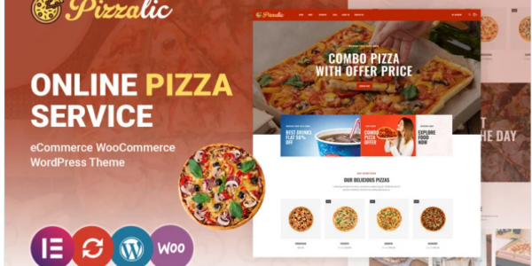 Pizzalic Pizza and Fast Food Restaurant WooCommerce Theme 1.0.0 GPL Theme