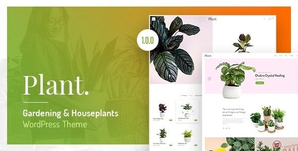 Plant Gardening Houseplants WordPress Theme 1 GPL Theme