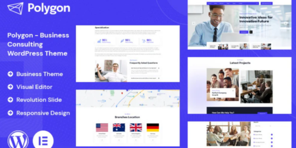 Polygon – Business Consulting WordPress Theme 1.0.0 GPL Theme