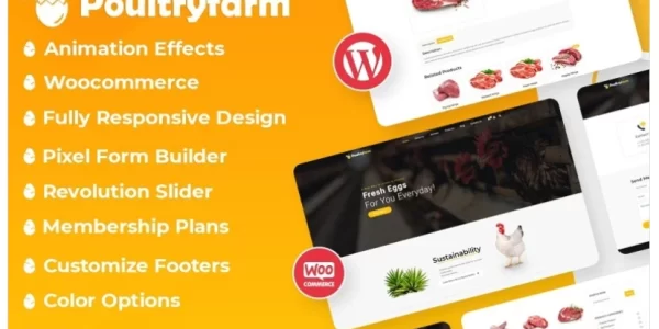 Poultry Farm Woocommerce Theme 1.0 GPL Theme